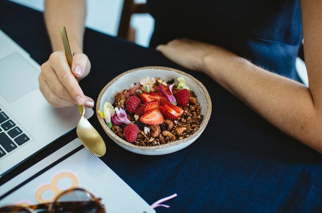 person preparing healthy breakfast